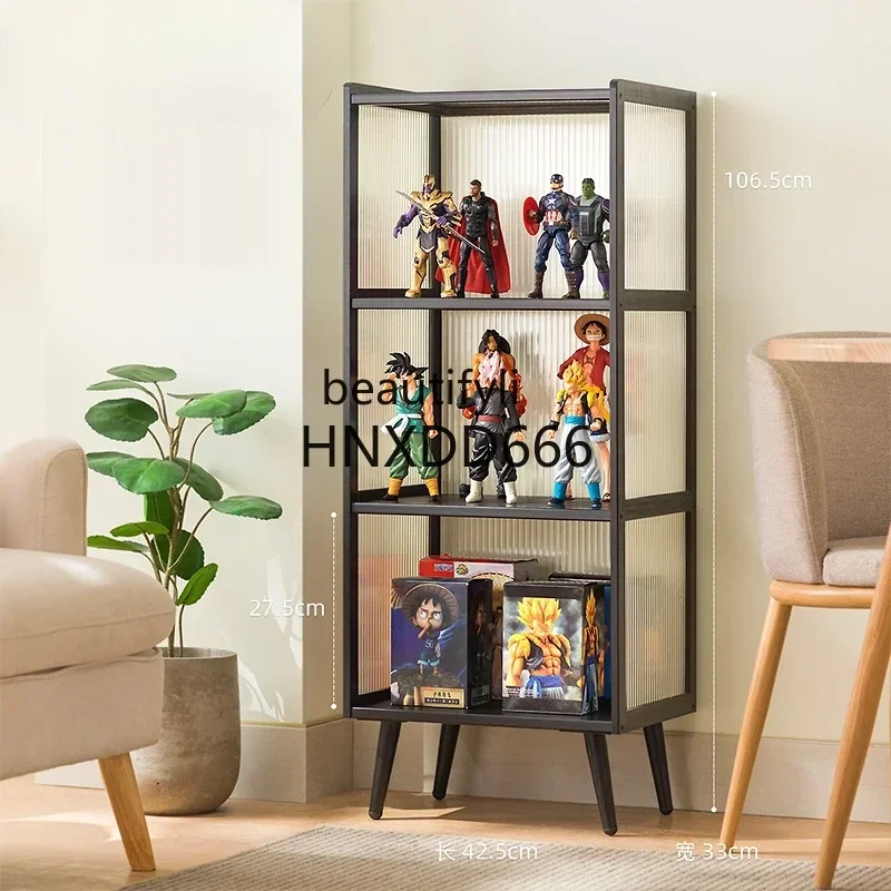 new styleDisplay Cabinet Acrylic Toys Showcase Display Stand Cosmetics Non-Glass Home Bookshelf ss 7304