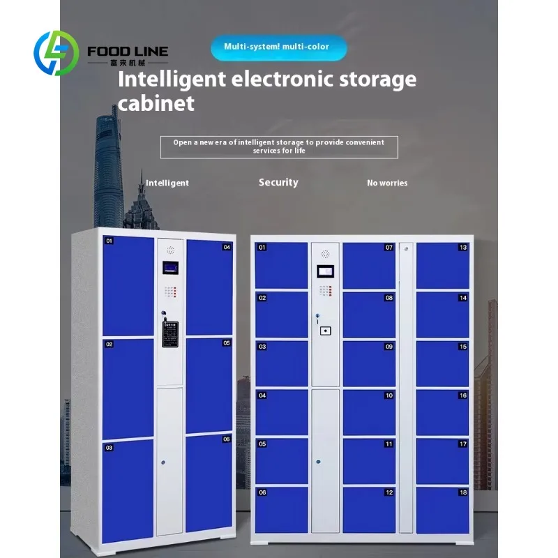 Customized Smart Modern Commercial Supermarket Express Parcel Locker Stainless Steel Intelligent Electronic Package Cabinet