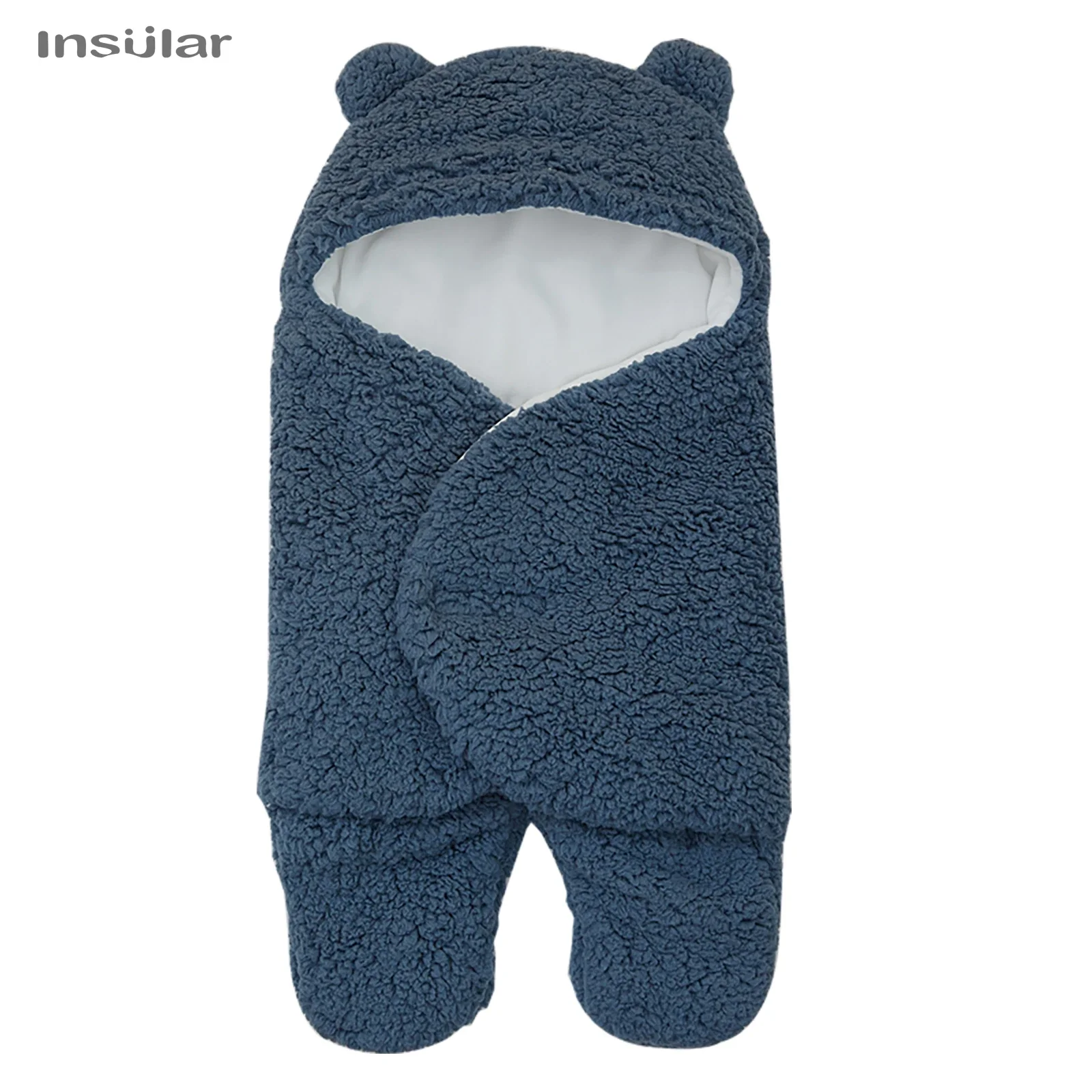 Winter Warm Baby Sleeping Bag Envelope Soft Newborn Baby Wrap Blankets Newborn Sleepsack Cotton Thicken Cocoon for Baby 0-6Month