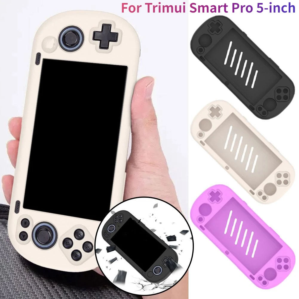 Für Trimui Smart Pro 5 zoll Silikon Fall Spielkonsole Drop-proof Stoßfest Schutzhülle Für Trimui Smart Pro zubehör