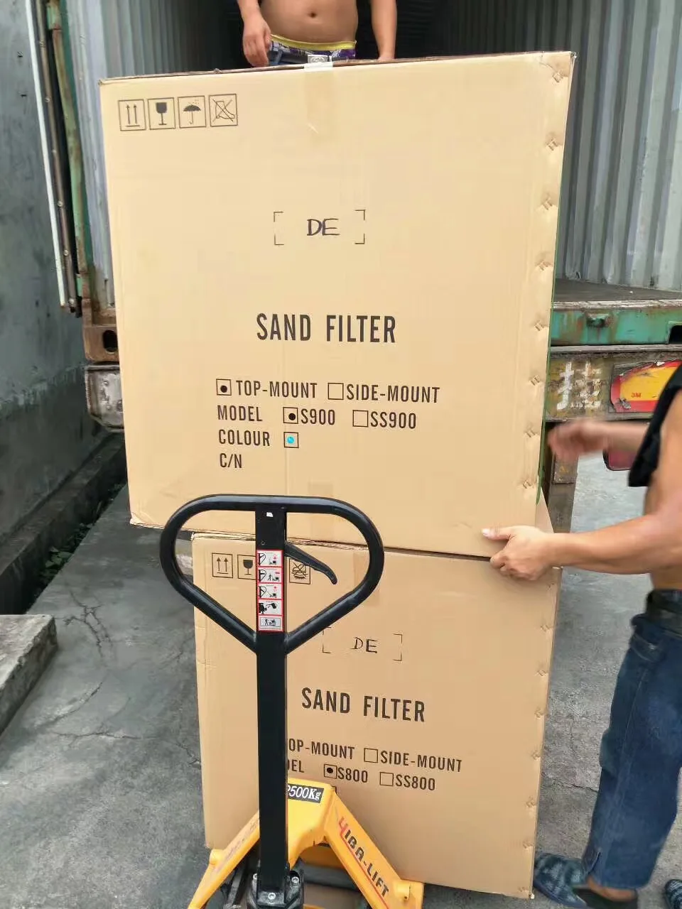 Swimming Pool Equipment  Pool Water Filters Fiberglass Material Sand Filter