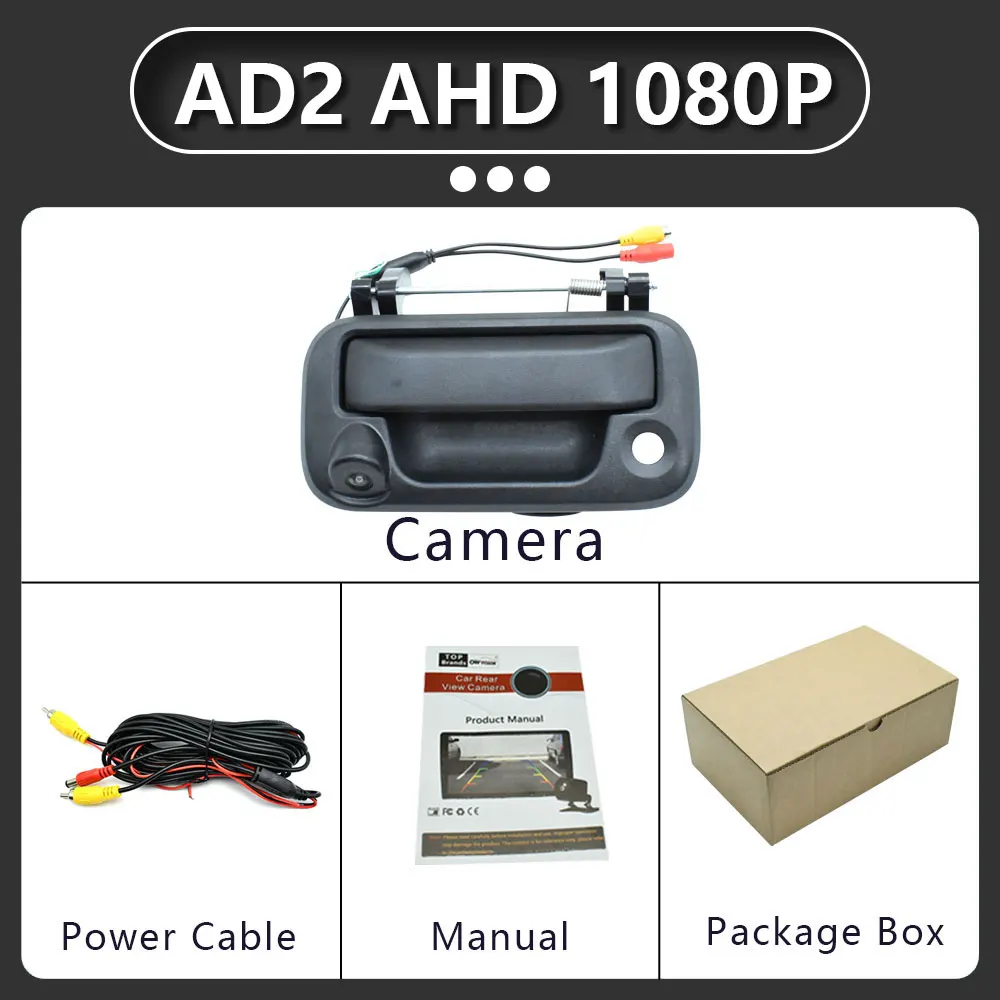 

AHD 1920x1080P 170 ° Автомобильный пикап, ручка багажника, камера заднего вида для Ford F150 F250 F350 F450 2008 2009 2010-2014, автомобильная камера