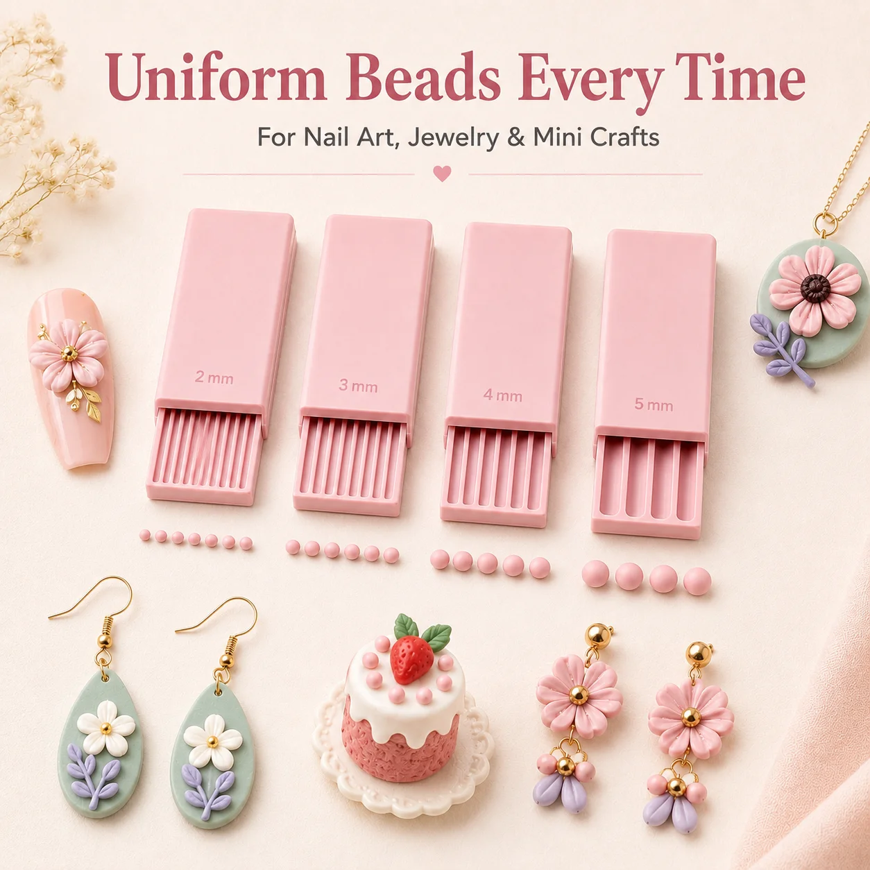 2/3/4/5mm プリントクレイジェルボールメーカー 再利 - Jewelry Making Jewelry のレビューと価格
