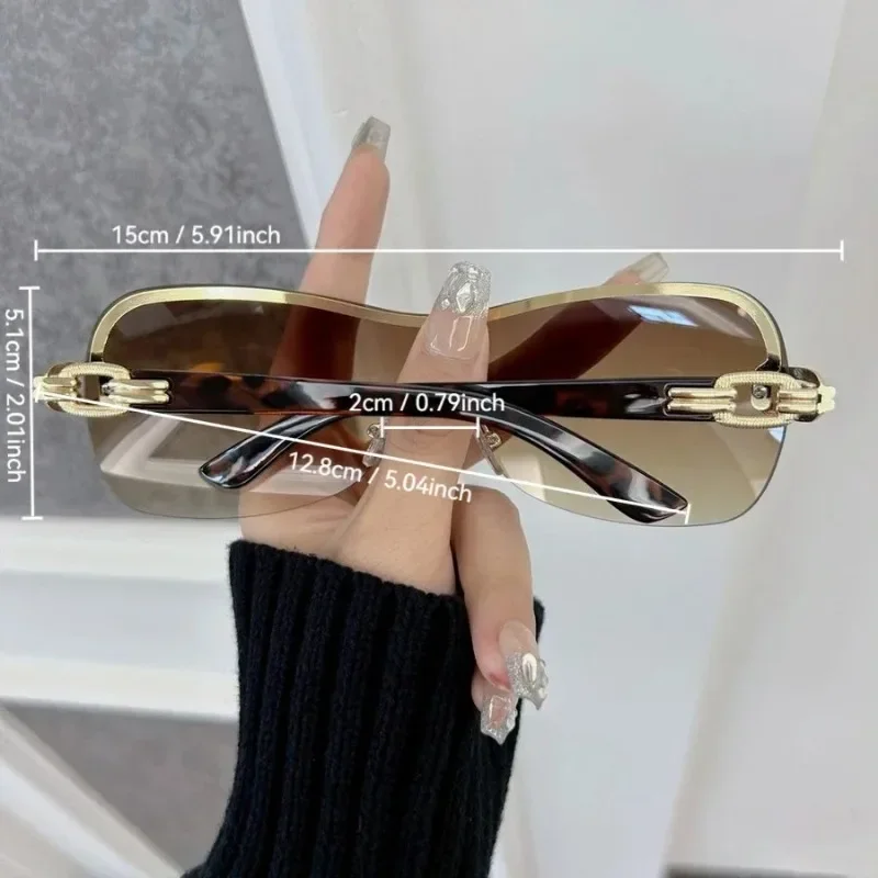 Casual Square Sunglasses Women Men Gradient Sun Glasses Female Male Designer Brand Lovely Travel Outdoor Oculos De Sol - view 6
