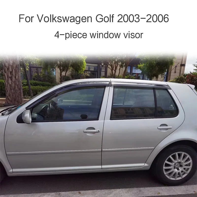 

Подходит для Volkswagen Golf 4, солнечный и дождевик, автомобильное окно, дождевик для инъекций бровей, формованный дождевик