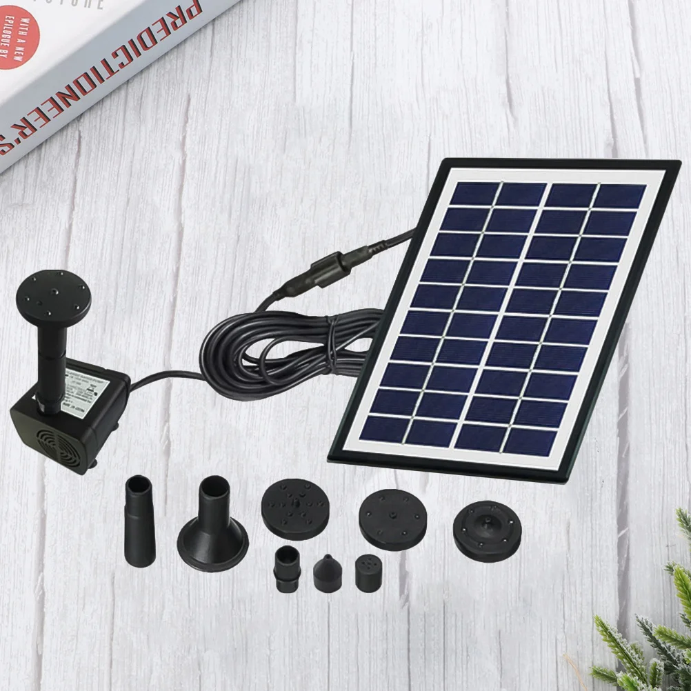 

1 set Solar Floating Fountain 4W Mini Water Pump For Garden Pond Fish Tank Outdoor Decor No Wiring Required Eco-Friendly