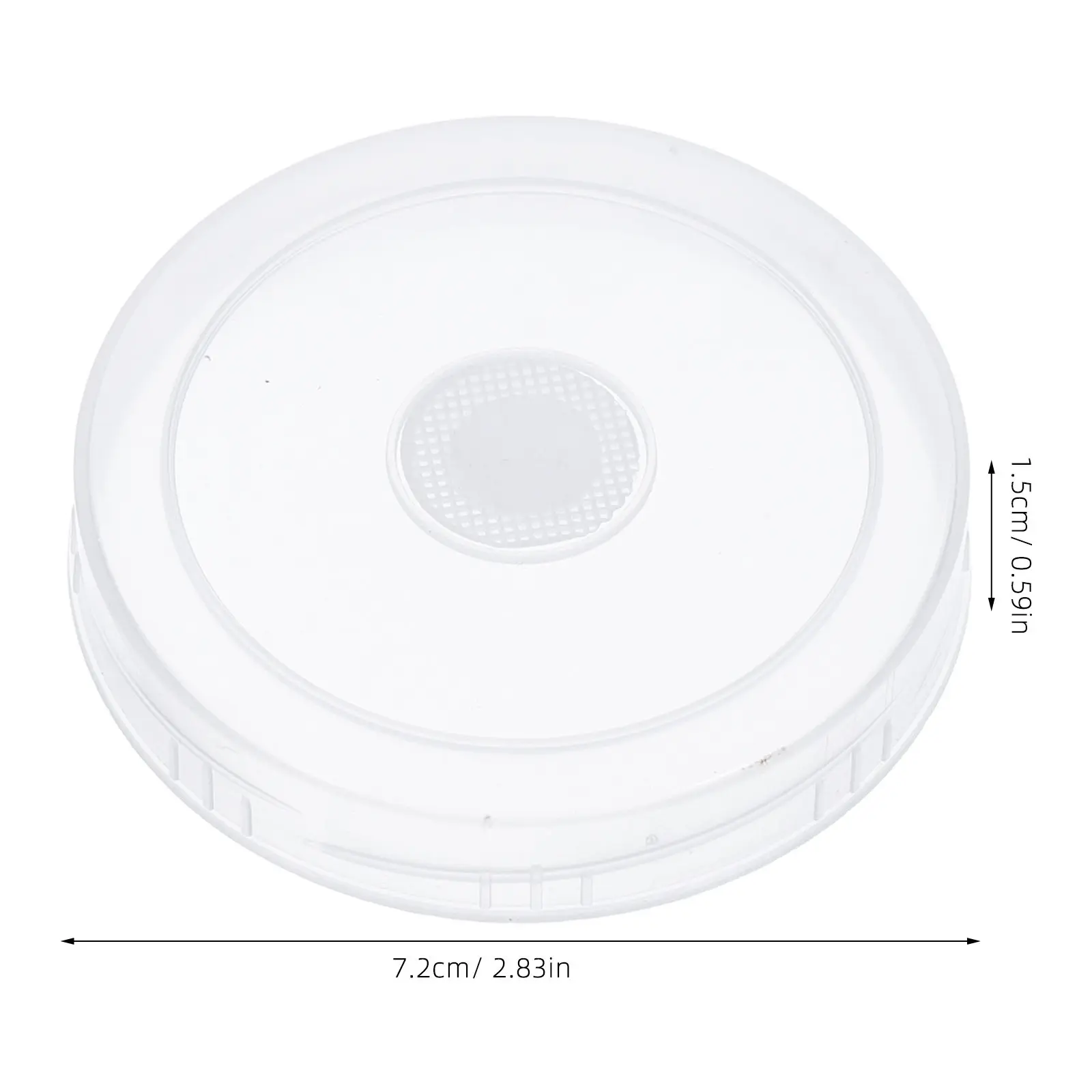 28Pcs Mason Jar Sprouting Lids Plastic Round Vent Caps for 70Mm Mouth Glass Jars Sprout Lid for Seed Germination Bean Alfalfa