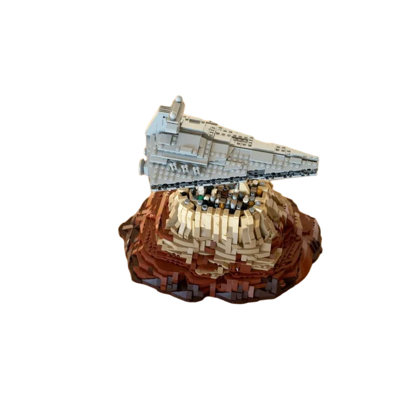 سلسلة أفلام الفضاء MOC قواعد الإمبراطورية المجرة على مكعبات بناء مدينة جيدا مجموعة العمارة المعيارية لعبة الطوب الأصالة #5