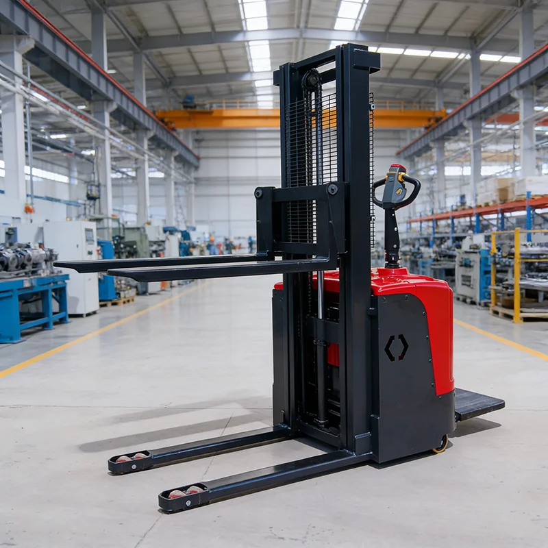 Lithium Ride On Electric Stacker 1.2 Ton with 4.2 Meter Lift and 2000 Charge Cycle Battery