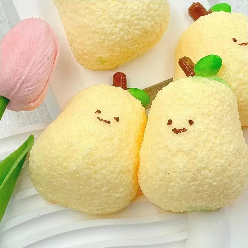 

Имитация фруктов, декомпрессионная игрушка, милая клубника, груша, банан, мягкие игрушки для снятия стресса, вентиляционная игрушка, детские игрушки, подарки