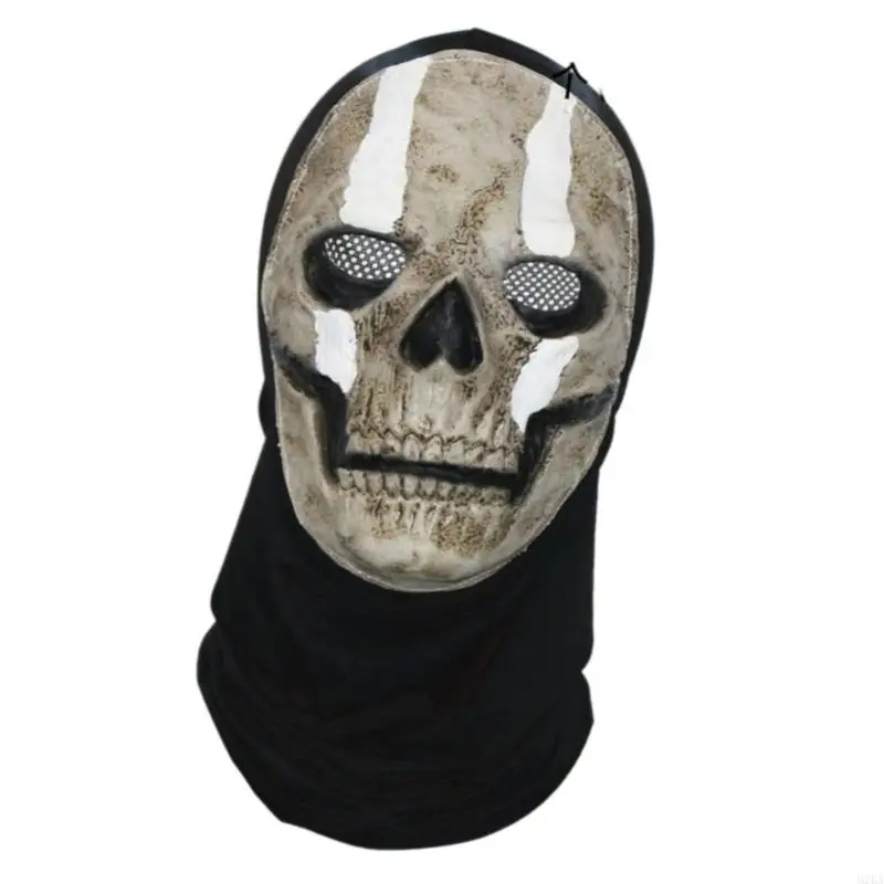 2025 Nuovo silicone Copertura per il viso spaventosa Accessorio in costume traspirante Ideale per festival Halloween