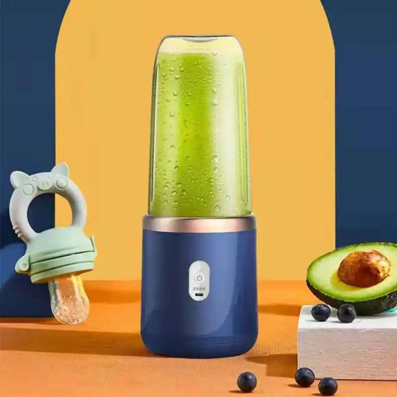 Portable Blender Bottle Electric 6 Blades Multifunction Fresh Juice Smoothie Ice CrushCup Food Processor