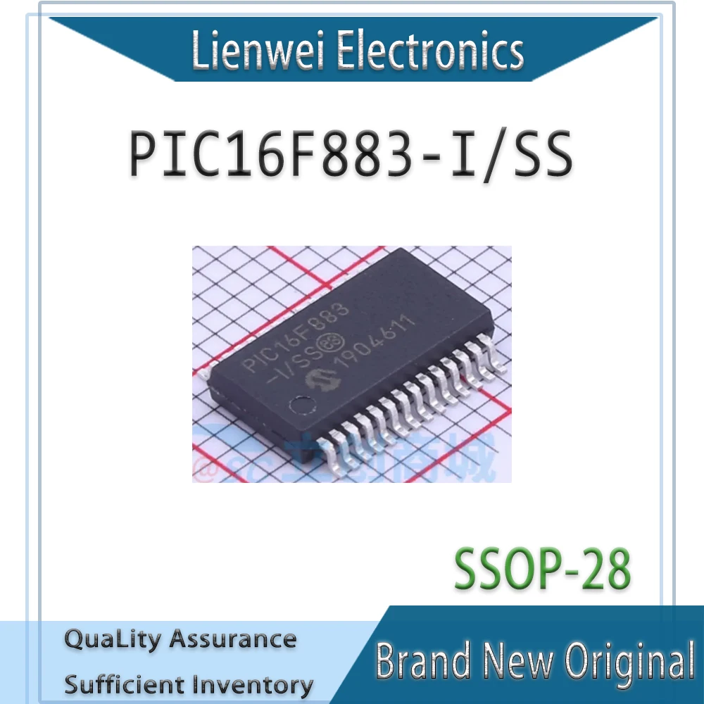 

100% New Original PIC16F883 PIC16F883-I/SS IC MCU Chipset SSOP-28