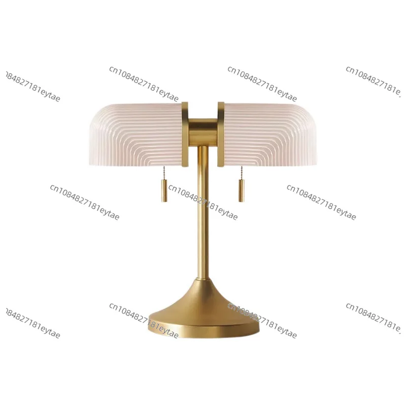 American retro study work reading desk lamp old Shanghai Republic of China decoration bank eye protection bedroom desk
