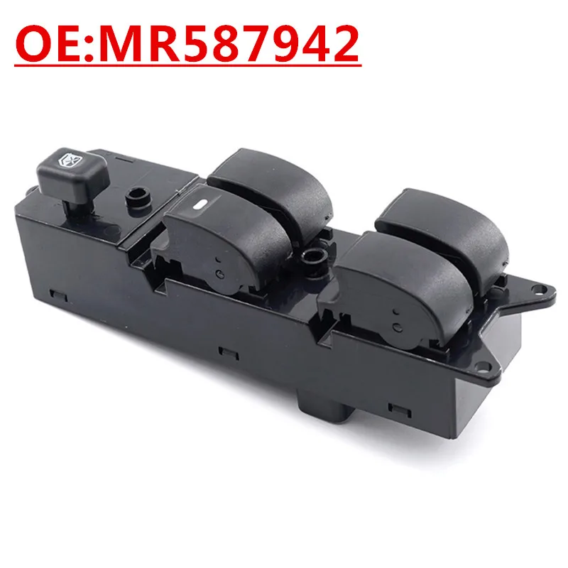Power Window Master Control Switch MR587942 For Mitsubishi Pajero Montero III L200 Triton Lancer 2000-2015 LHD Driver Side