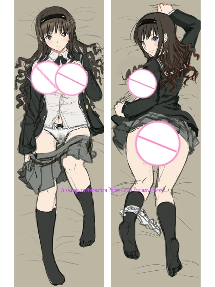 

Dakimakura Anime Pillow Cover Haruka Morishima Double Sided Print 2Way Cushion Bedding Festival Gifts Gifts