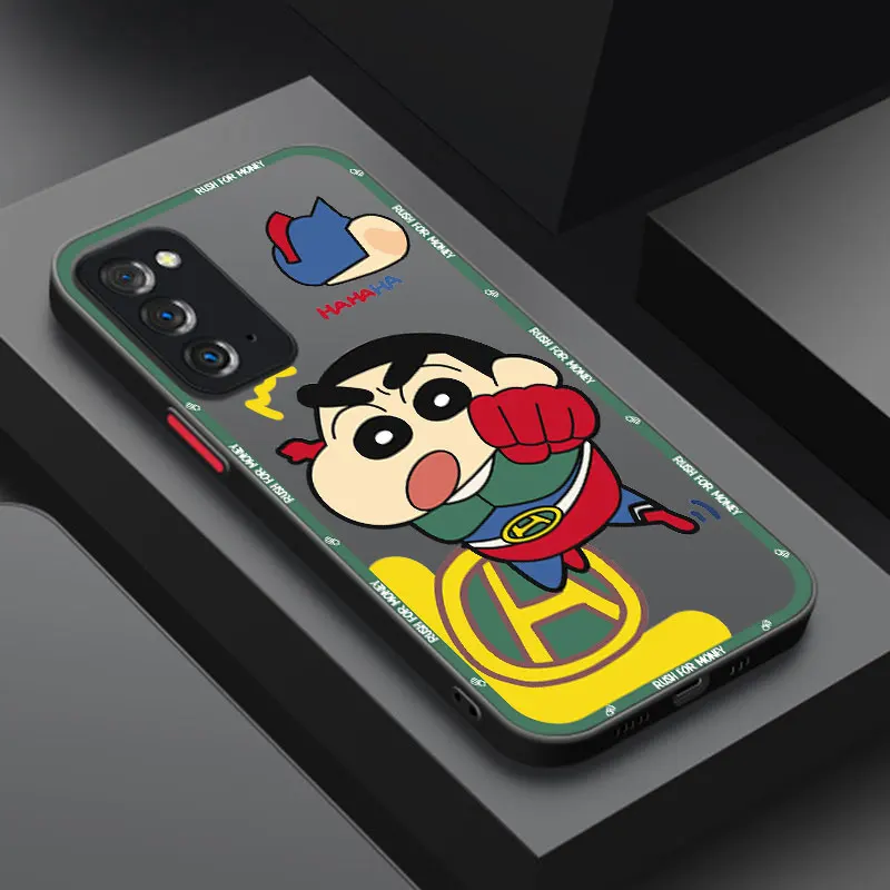 Fashion Crayon Shin-chan Phone Case For Samsung Note 10 20 M01 M02 M30 M40 M60 S M23 M33 M42 M52 M53 5G M11 M20 M22 M31 M32 M51