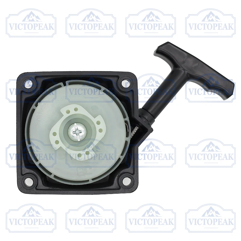 Einfacher Rückzugstarter mit Doppelfeder für Rasentrimmer-Motor 40-5 44-5, Ersatzteile für Rasentrimmer und Unkrautentferner – Detail 1