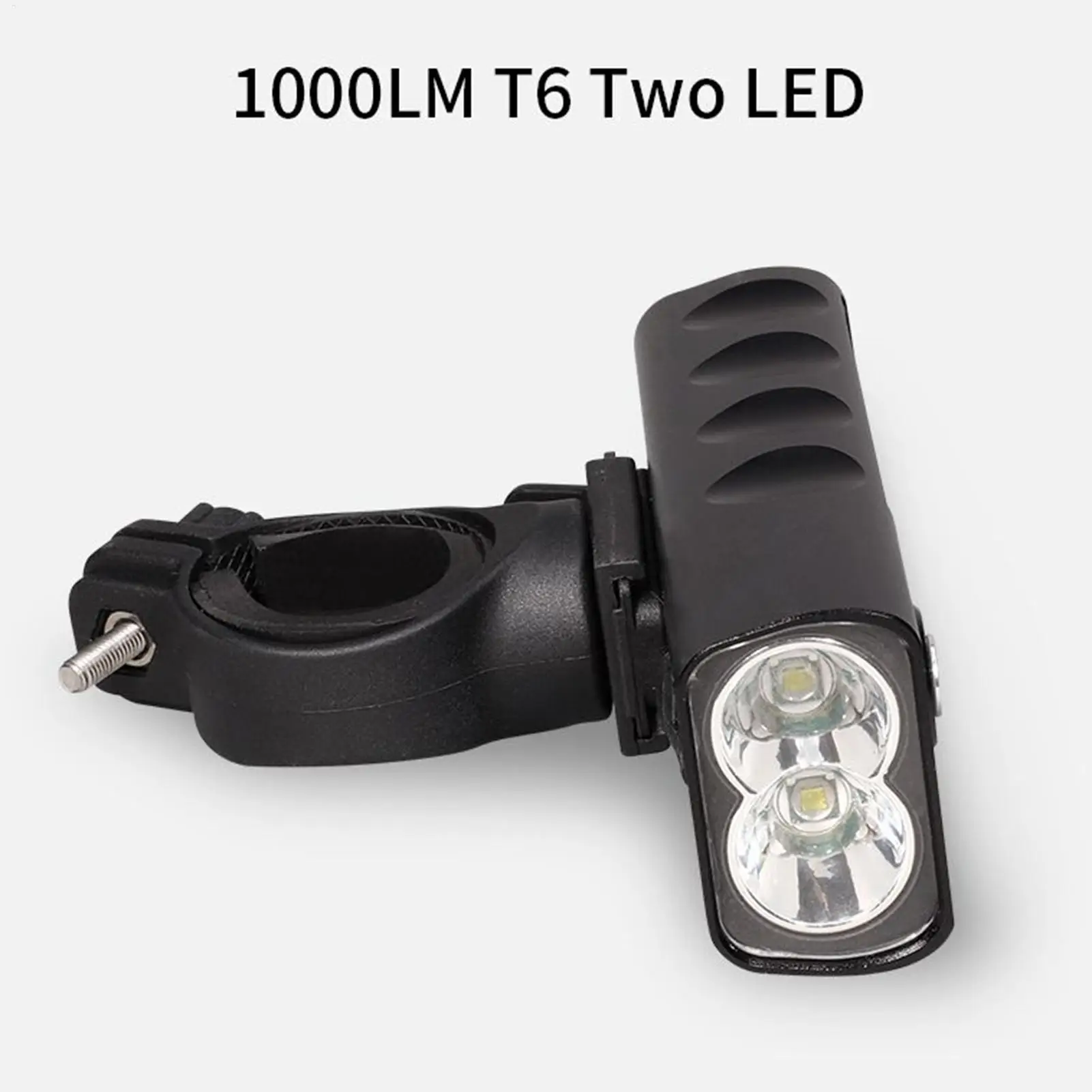 أضواء الدراجة LED مقاوم للماء USB قابلة للشحن مانعة لتسرب الماء المصابيح الأمامية للدراجة LED مصباح يدوي لركوب الدراجات الليلية على الطرق #1