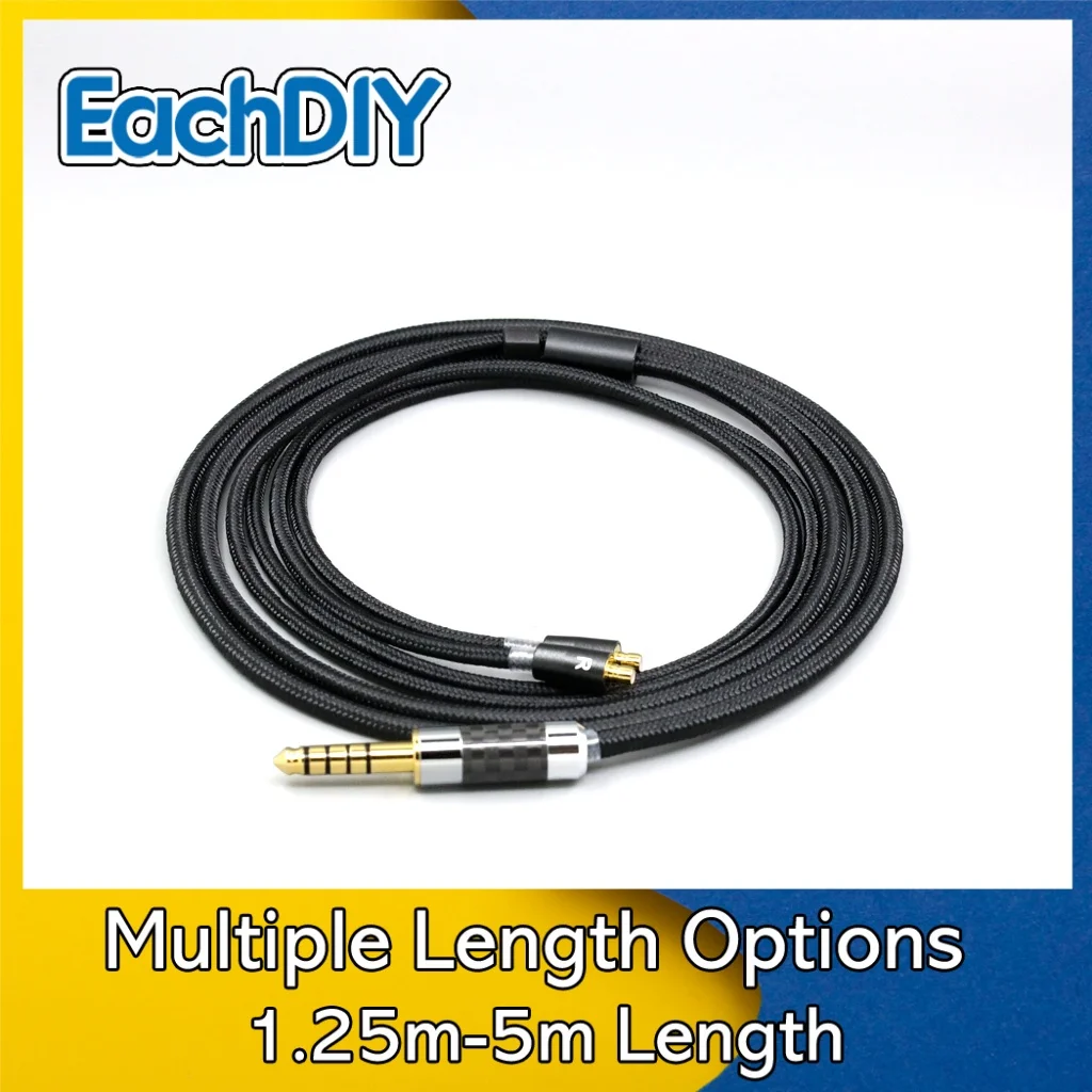 

6.5mm XLR 4.4mm Super Soft Headphone Nylon OFC Cable For Acoustune HS 1695Ti 1655CU 1695Ti 1670SS Earphone headset LN007547