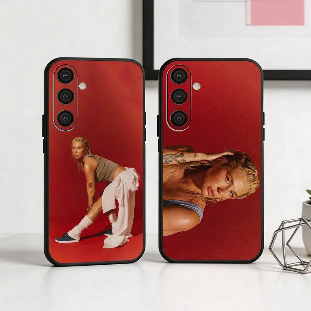 

K-Kesha JOYRIDES Singer Phone Case For Samsung A73,A21s,A22,A31,A32,A52,A53,A71,A80,Soft Black Shell