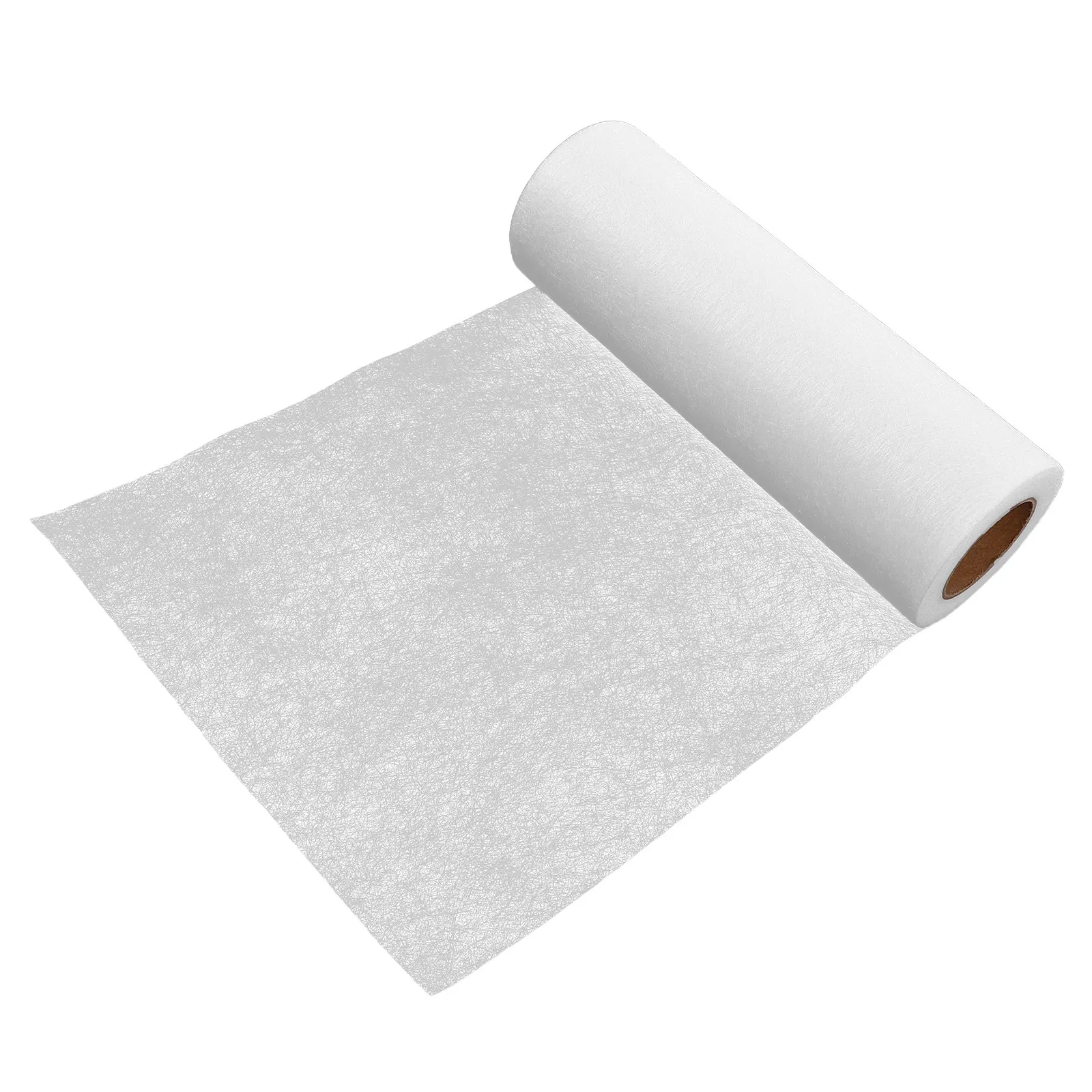 1 Roll Double Sided Fusible Interfacing Tape Iron Non-Woven Adhesive Fabric Bonding Hemming Tape for Sewing Crafts