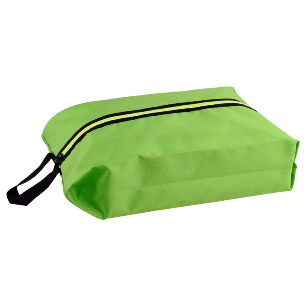 Portable Oxford Cloth Shoe Storage Bag Dust-Proof with Zipper Travel Shoe Bag Waterproof Lightweight Soccer Cleat Bag for Travel