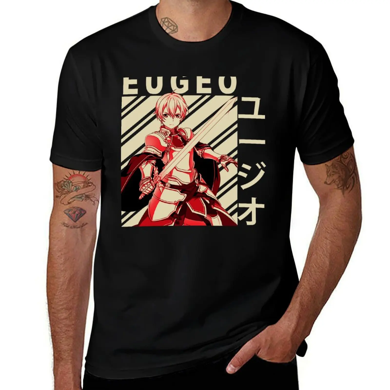 

Eugeo - Art Vintage T-Shirt Christmas Casual Short Sleeve Top
