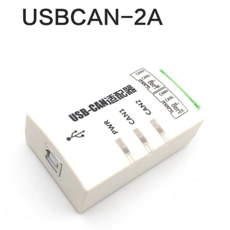 Analizator magistrala CAN Canopenj1939 USBCAN-2A USB do puszki Adapter kompatybilny z podwójną ścieżką ZLG