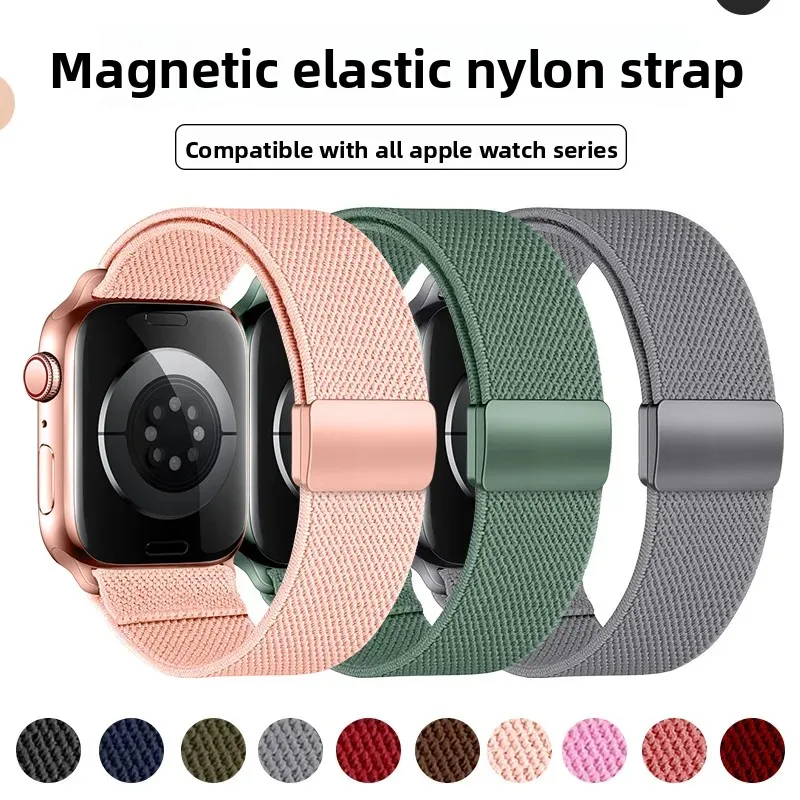 

For apple watch se strap ultra 49mm strap 40mm strap Watchband for apple watch bands smart watches accessories nylon watch strap