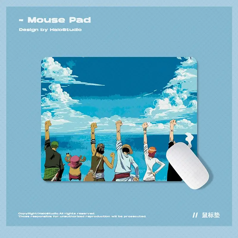 One Piece Creative Anime Cartoon Mouse Pad Personalized Keyboard Desk Mat for Office Writing Gaming and Daily Use
