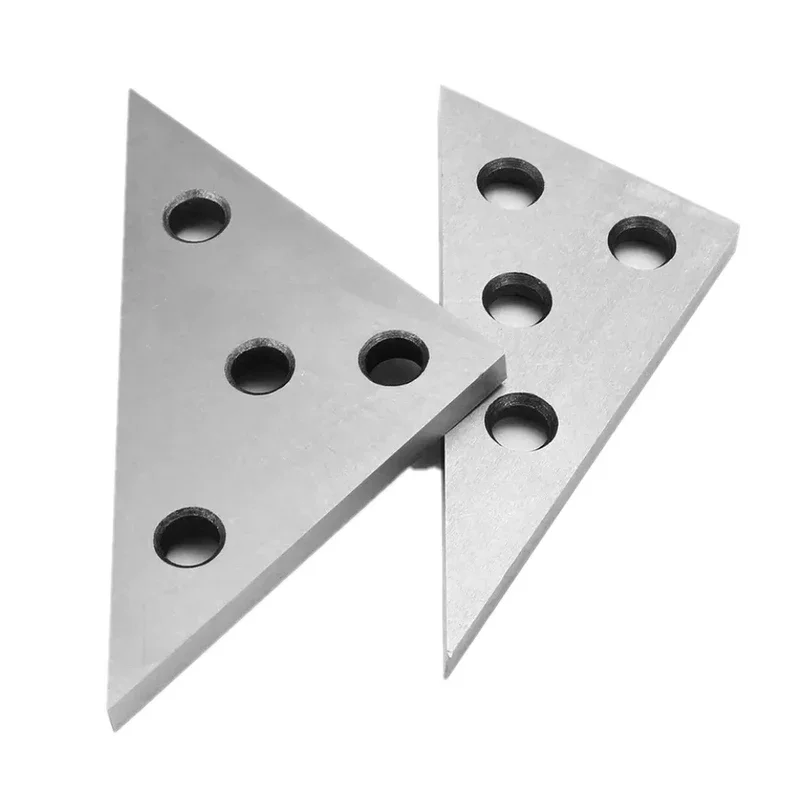 2PCS Precision Machinist Measurement Tool Angle Block Ruler 30/45/60/90 Degree Inch Metric Triangle Steel Block Angle