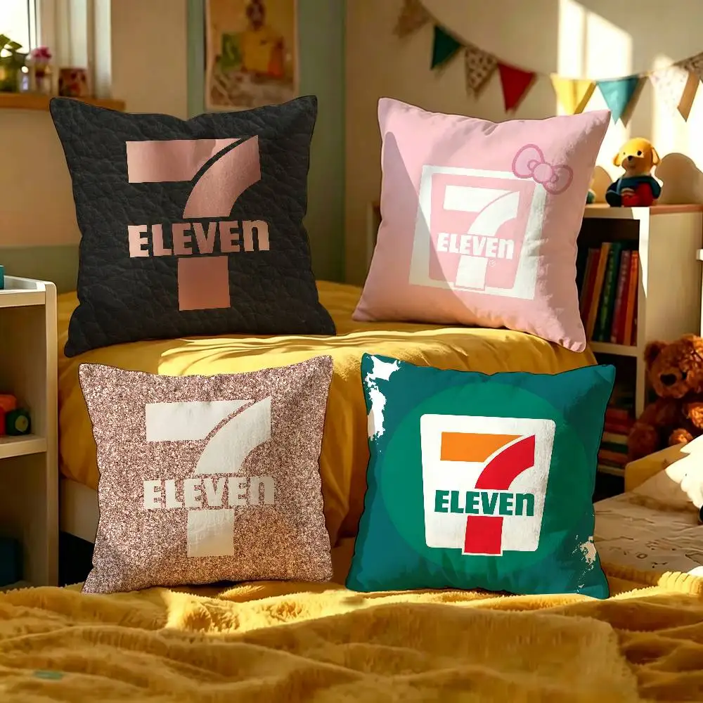 Fashion LOGO 7-E-ELEVENS Pillow Gift Home Office Decoration Bedroom Sofa Car Cushion Cover case 45x45