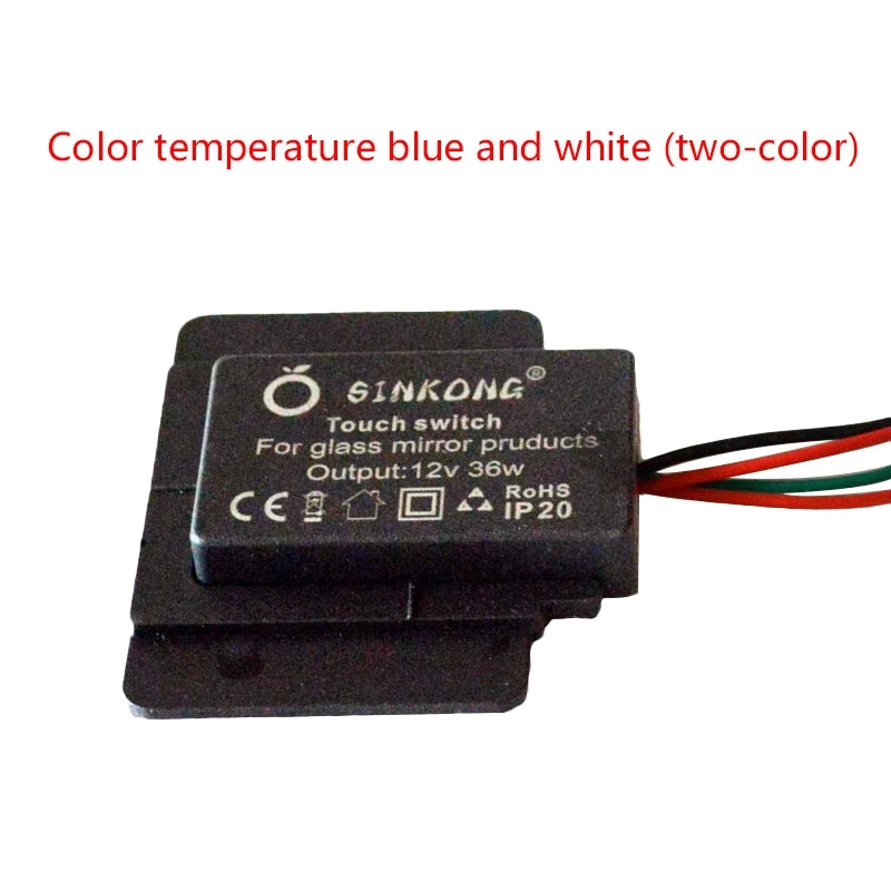 Gương phòng tắm Công tắc Loại khóa cho cảm biến cảm ứng cho đèn LED Gương đèn pha thả vận chuyển
