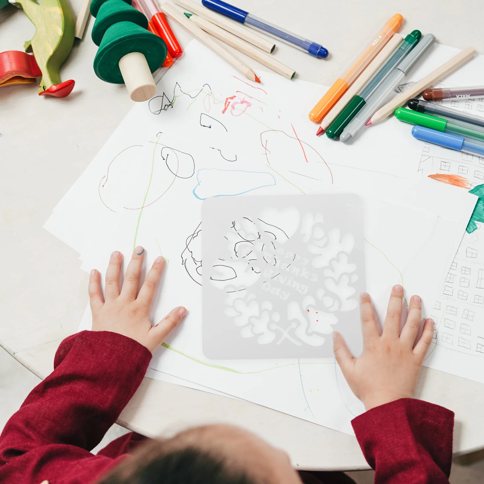 

12Pcs Thanksgiving Stencils DIY Drawing Templates High-Quality Pet Material Reusable Easy to Use for Thanksgiving Stencil