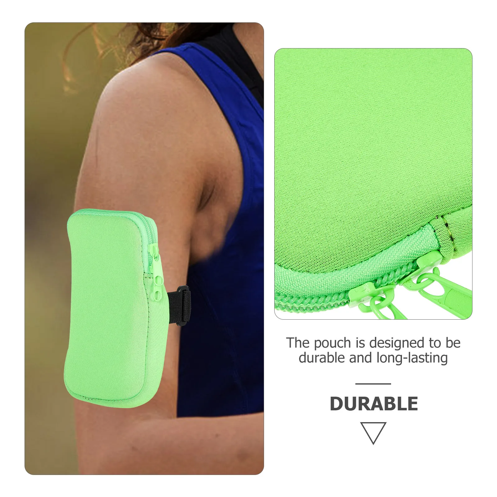 

Water Bottle Pouch Portable Neoprene Zipper Pouch Adjustable Strap Outdoor Bottles Pocket Multi-Use Tumbler Bag