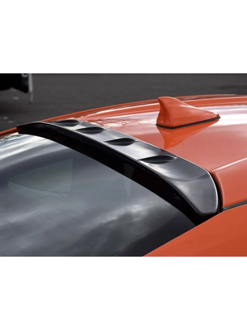 Kit de carrosserie de lèvre d'aile de becquet de fenêtre de toit arrière ABS noir brillant aspect carbone pour Toyota GT86 FT86 86 Subaru BRZ 2012 à 2020