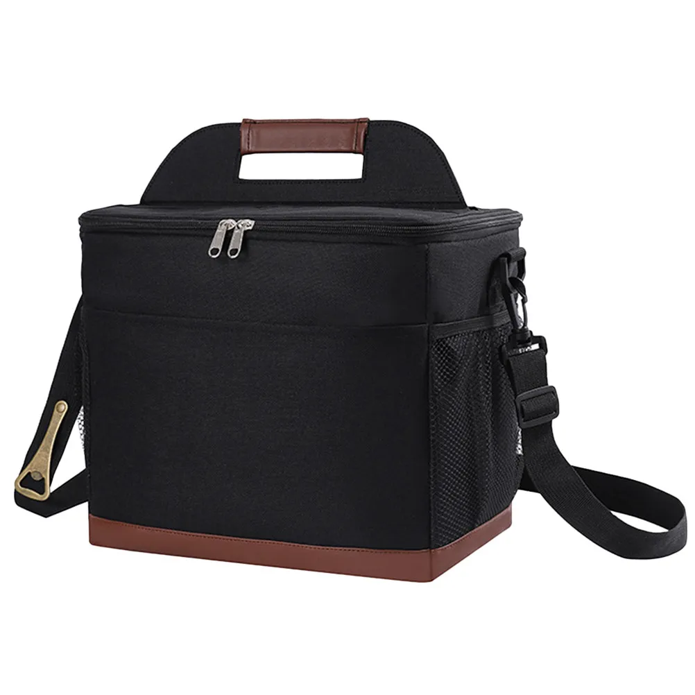 

Термосумка для ланча Insulated Bento Bag: большая вместимость, утолщенная, портативная, для работы, пикников и хранения продуктов