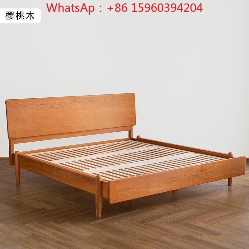 

bed Floating Life/high box Storage Simple Modern Double Solid Nordic Master s 1.8 Big Furniture Japanese Style
