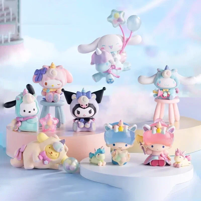 

Sanrio серия чудес Cinnamoroll почтовый куроми моя мелодия Аниме Фигурка модель Украшение Kawaii настольные игрушки подарок