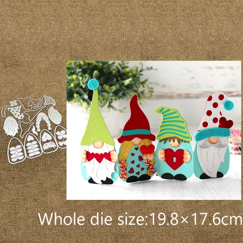 New Design Craft Metal Cutting Die cut dies Dwarf decoration scrapbook Album Paper Card Craft Embossing die cuts