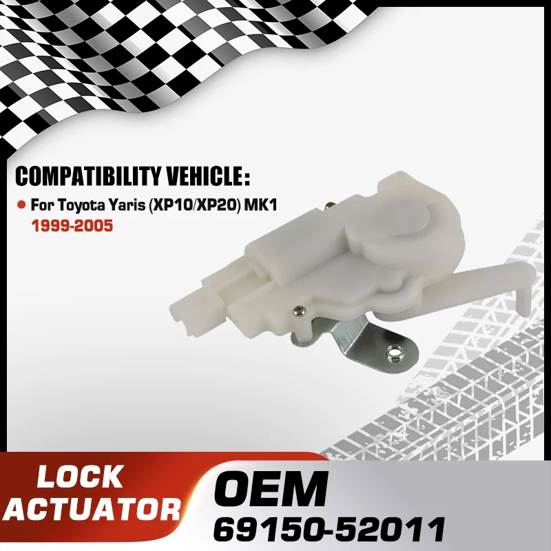 

Car Rear Tailgate Trunk Lock Lid Latch Actuator For Toyota Yaris XP10 XP20 MK1 1999 2000 2001 2002 2003 2004 2005 69150-52011