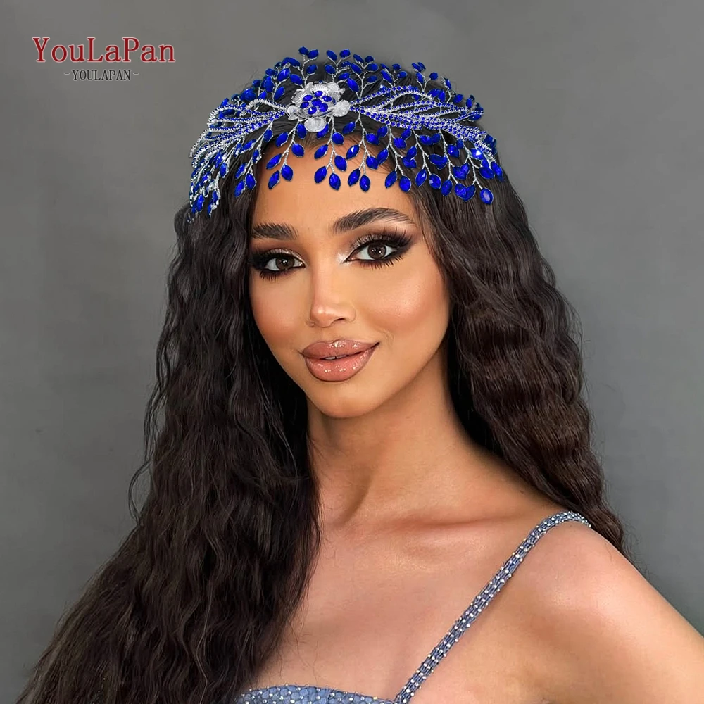 

YouLaPan Elegant Wedding Bridal Headband Rhinestone Bride Headwear Hair Accessories Women Hair Band Jewelry Party Hairwear HP894