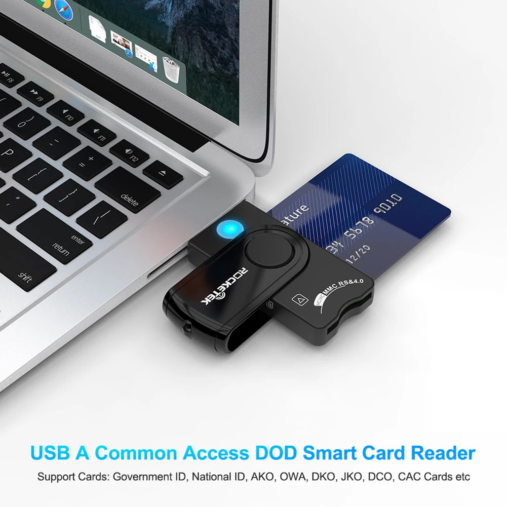 Smart Memory Card Reader Flash Drive Adapter USB 2.0 Smart External Card Reader SIM Memory Card Reader Adapter