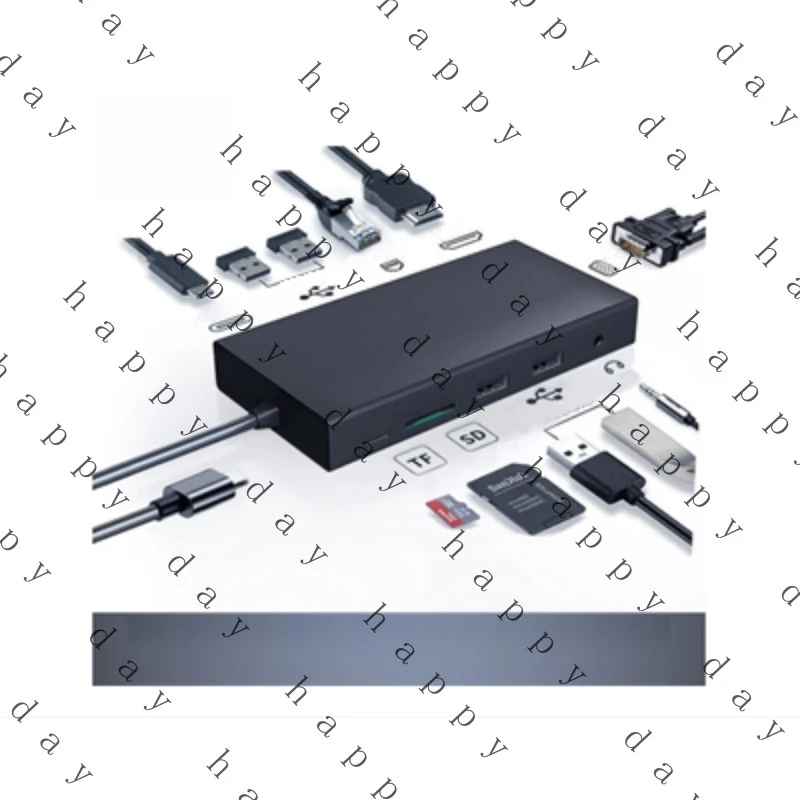 

Y+ FOR HP 1C1Y5AA Travel USB-C Portable docking station Muliti port HUB -4K VGA