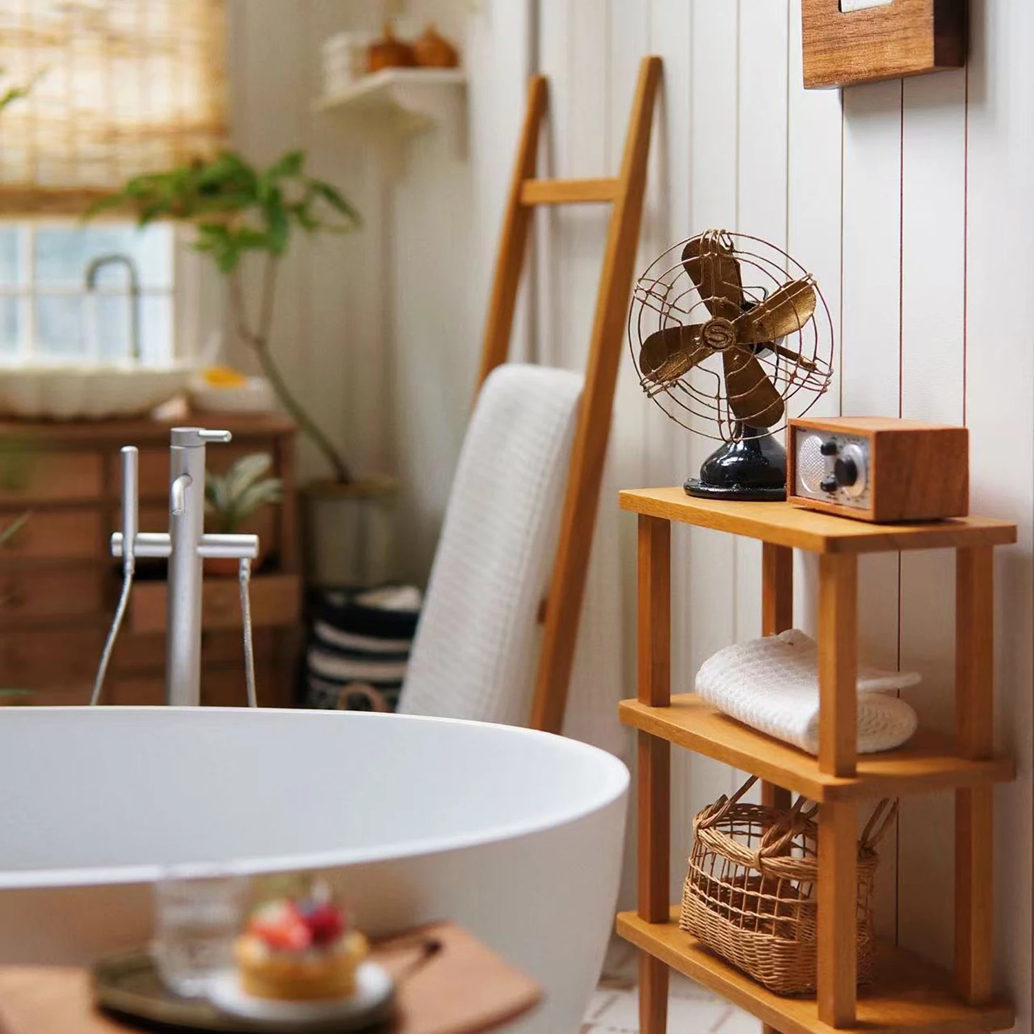 1/6 Domek dla Lalek Mini Model Mebli Akcesoria Toaleta Półka do Przechowywania Bjd Ob11 Gsc Blyth Żołnierz Lol Miniatury Dekoracje Rekwizyty