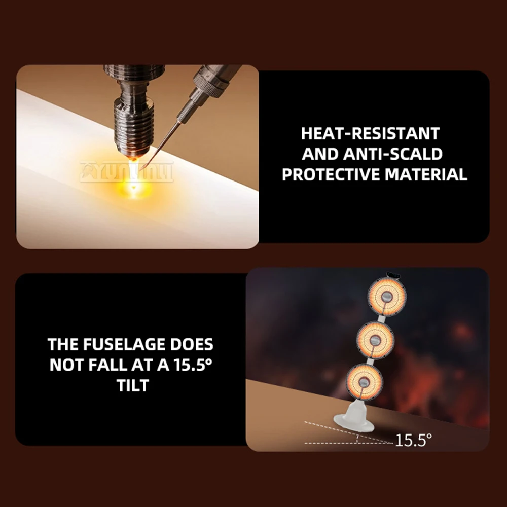 سخان منزلي بثلاثة رؤوس، خمس سرعات للتحكم في درجة الحرارة، كاليفكسيون الكهربائية بارا الحجار #5