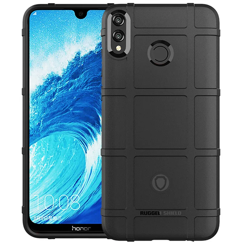 For Honor 8X Max Shield Case Shockproof Silicone Cases for Huawei y max Enjoy Max Armor Heavy Duty Soft Back Cover