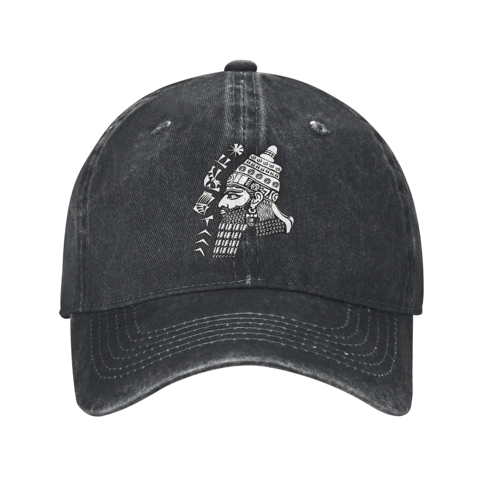 assyria assyrian  Sun Baseball Cap  y2k Cute Women Men Washed Trucker Hat Breathable Custom Logo Tennis Skate Caps Gift Idea