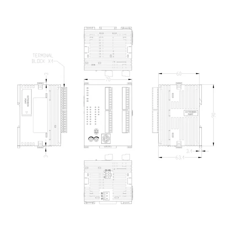 HOT-SALE-DELTA DVP24SV11T2 Model PLC (Programmable Logic Controller) Control Logic